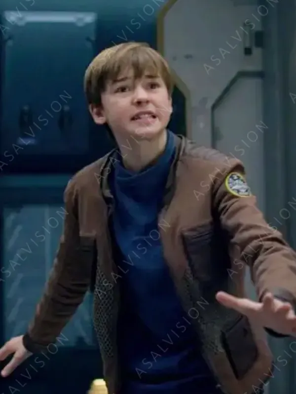 Asal Vision Cotton Jackets | Will Robinson Lost In Space S02 Jacket Brown