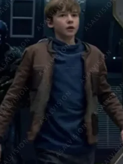 Asal Vision Cotton Jackets | Will Robinson Lost In Space S02 Jacket Brown
