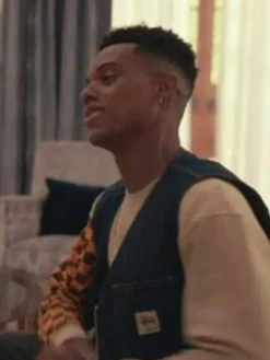 Asal Vision Vests | Will Smith Bel-Air Denim Vest Denim Blue