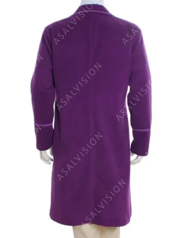 Asal Vision Women Coats | Men Coats | Willy Wonka & The Chocolate Factory Gene Wilder Coat Purple