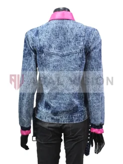 Asal Vision Denim Jackets | Women’s Angela Stranger Things Season 4 Jacket Denim Ice Blue