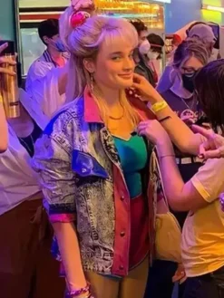 Asal Vision Denim Jackets | Women’s Angela Stranger Things Season 4 Jacket Denim Ice Blue