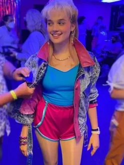 Asal Vision Denim Jackets | Women’s Angela Stranger Things Season 4 Jacket Denim Ice Blue