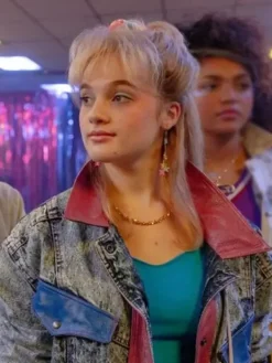 Asal Vision Denim Jackets | Women’s Angela Stranger Things Season 4 Jacket Denim Ice Blue