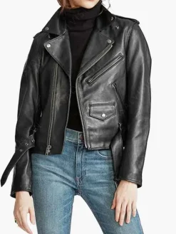 Asal Vision Black Jackets | Biker Jackets | Womens Butter Soft Leather Jacket Black