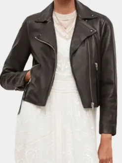 Asal Vision Biker Jackets | Women’s Leather Biker Jacket Black
