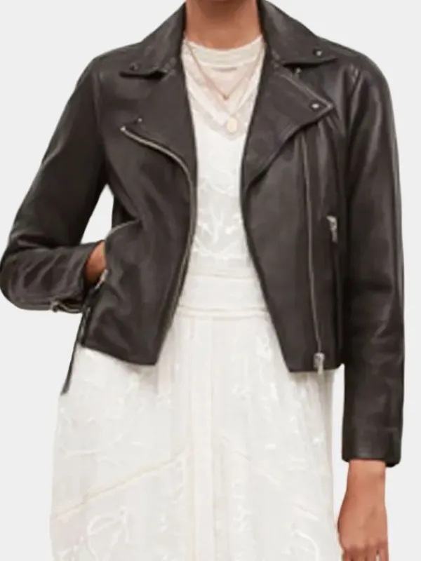 Asal Vision Biker Jackets | Women’s Leather Biker Jacket Black