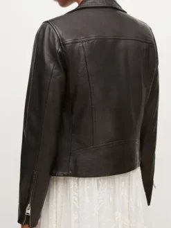 Asal Vision Biker Jackets | Women’s Leather Biker Jacket Black