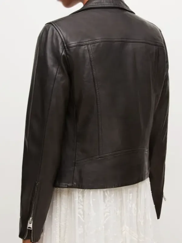 Asal Vision Biker Jackets | Women’s Leather Biker Jacket Black