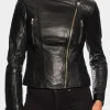 Asal Vision Black Jackets | Biker Jackets | Women’s Short Body Motorcycle Leather Jacket Black