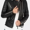 Asal Vision Black Jackets | Quilted Jackets | Women’s Boda Style Quilted Motorcycle Jacket Black