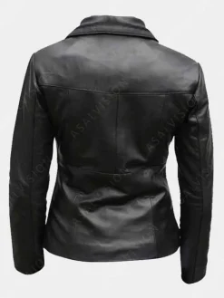 Asal Vision Black Jackets | Leather Jackets | Womens Fitted Leather Jacket Black