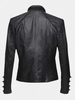 Asal Vision Black Jackets | Leather Jackets | Womens Military Style Leather Jacket Black