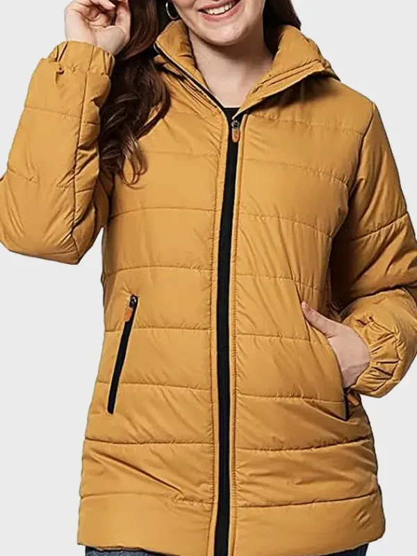 Asal Vision Puffer Jackets | Women’s Mustard Puffer Jacket Mustard Yellow