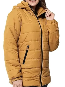 Asal Vision Puffer Jackets | Women’s Mustard Puffer Jacket Mustard Yellow