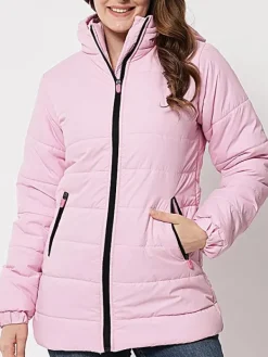Asal Vision Puffer Jackets | Women’s Puffer Jacket With Hood Pink