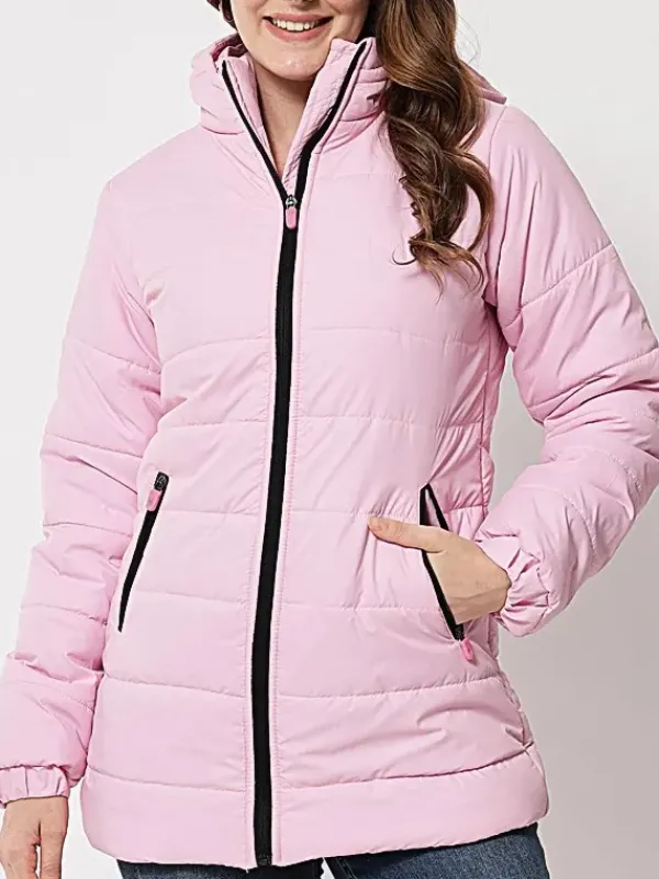 Asal Vision Puffer Jackets | Women’s Puffer Jacket With Hood Pink