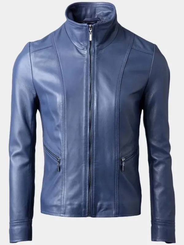 Asal Vision Blue Jackets | Leather Jackets | Women’s Real Leather Fashion Jacket Blue
