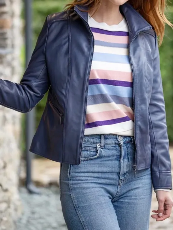 Asal Vision Blue Jackets | Leather Jackets | Women’s Real Leather Fashion Jacket Blue