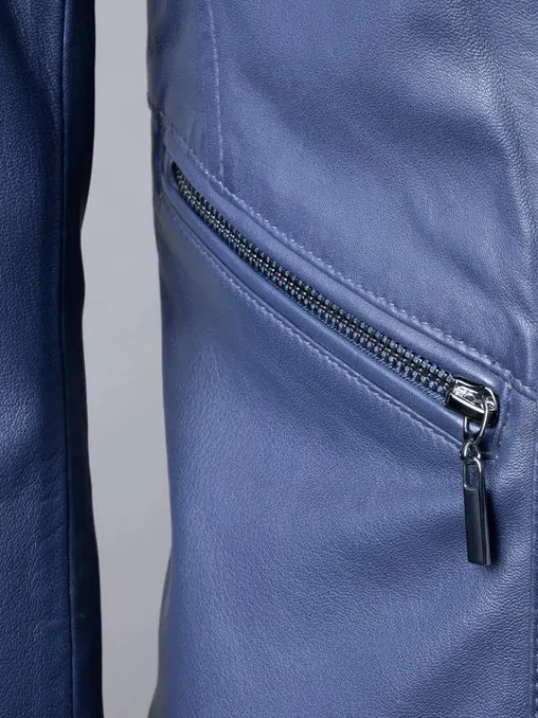 Asal Vision Blue Jackets | Leather Jackets | Women’s Real Leather Fashion Jacket Blue