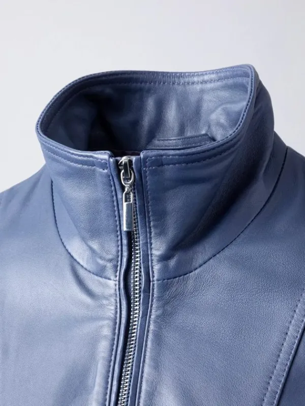 Asal Vision Blue Jackets | Leather Jackets | Women’s Real Leather Fashion Jacket Blue