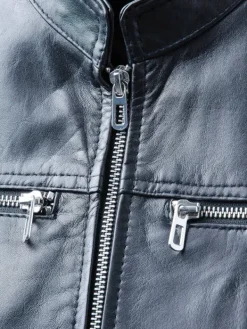 Asal Vision Black Jackets | Leather Jackets | Women’s Simple Leather Fashion Jacket Black