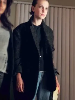 Asal Vision Women Coats | Women’s Stranger Things Season 3 Eleven Coat Black