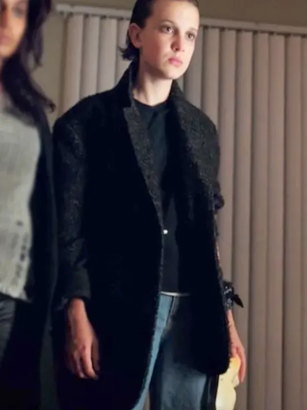 Asal Vision Women Coats | Women’s Stranger Things Season 3 Eleven Coat Black