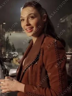 Asal Vision Brown Jackets | Leather Jackets | Wonder Woman Justice League Leather Jacket Brown