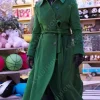 Asal Vision Women Coats | Yelena Belova Hawkeye Trench Coat Green