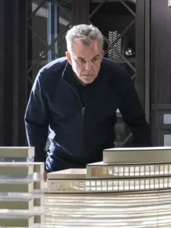 Asal Vision Cotton Jackets | Yellowstone Danny Huston Zipper Jacket Blue