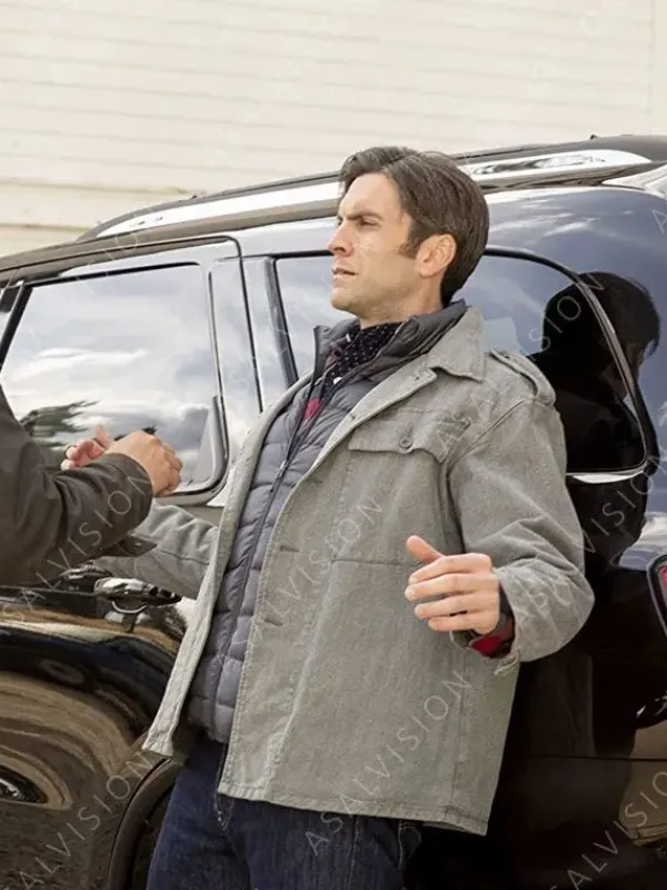 Asal Vision Cotton Jackets | Yellowstone Jamie Dutton Jacket Grey