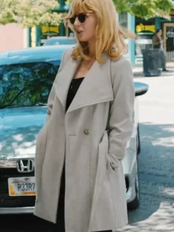 Asal Vision Women Coats | Yellowstone Kelly Reilly Wool Coat White