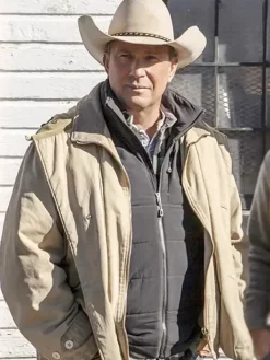 Asal Vision Cotton Jackets | Yellowstone Kevin Costner Western Jacket Beige