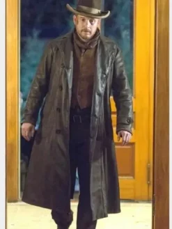 Asal Vision Men Coats | Yellowstone Rip Wheeler Leather Coat Black