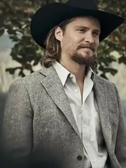 Asal Vision Blazers | Yellowstone Season 3 Luke Grimes Blazer Grey