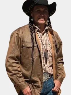 Asal Vision Cotton Jackets | Yellowstone Season 4 Mo Brings Plenty Jacket Brown