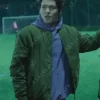 Asal Vision Cotton Jackets | Young Royals Omar Rudberg Bomber Jacket Green