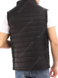 Asal Vision Vests | Your Place or Mine Peter Coleman Puffer Vest Black