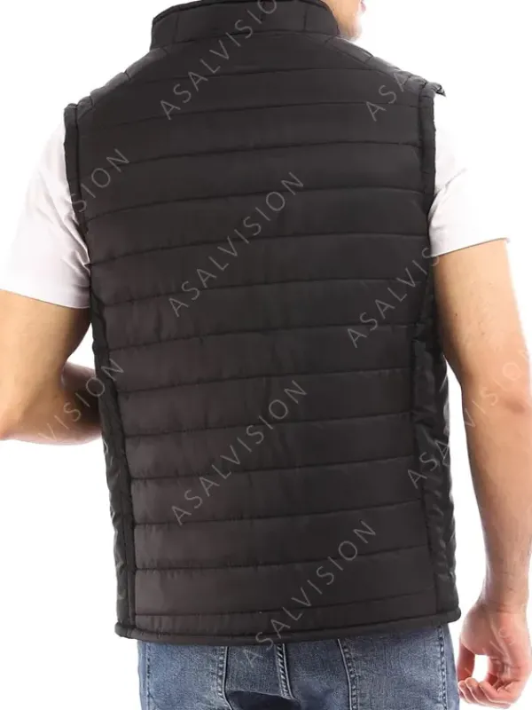 Asal Vision Vests | Your Place or Mine Peter Coleman Puffer Vest Black