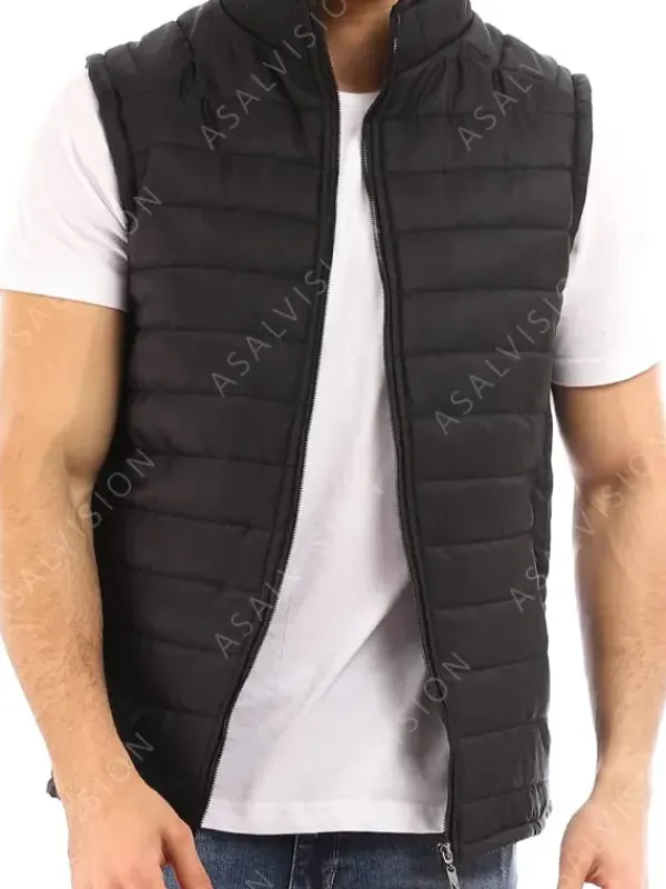 Asal Vision Vests | Your Place or Mine Peter Coleman Puffer Vest Black
