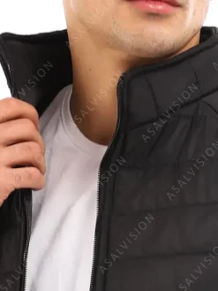 Asal Vision Vests | Your Place or Mine Peter Coleman Puffer Vest Black